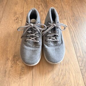 ALLBIRDS WRUM Mizzles Light Gray Wool High Top Sneakers Men's 11 Washable Shoes
